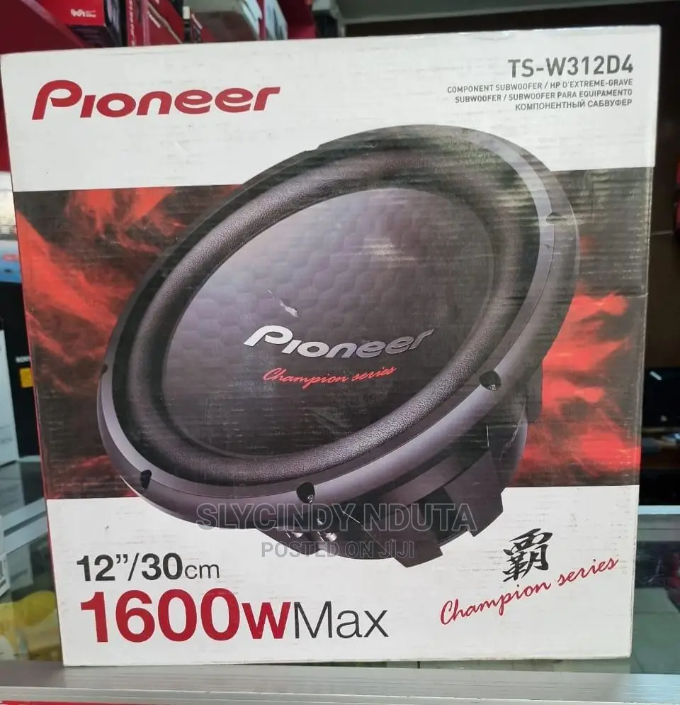 Pioneer(Ts-W312d4)1600W Component Subwoofer