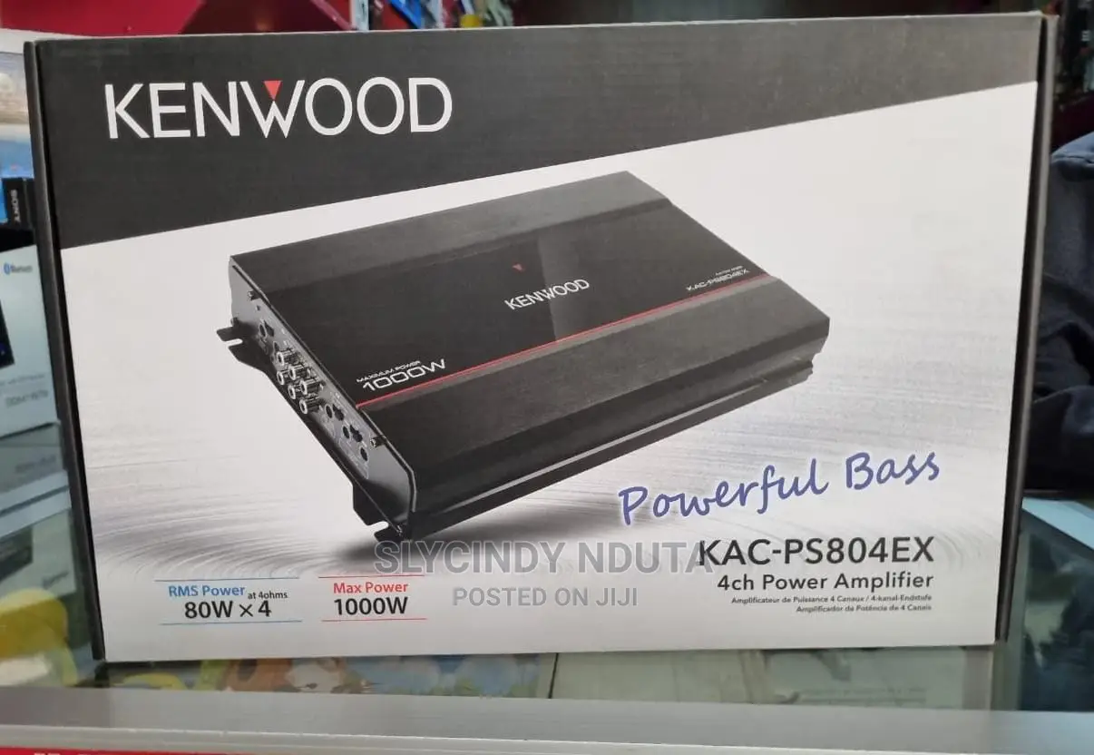 Kenwood(KAC-PS804EX)1000w 4ch Power Amplifier