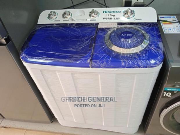 Hisense Washing Machine 11kg Twin Tub White