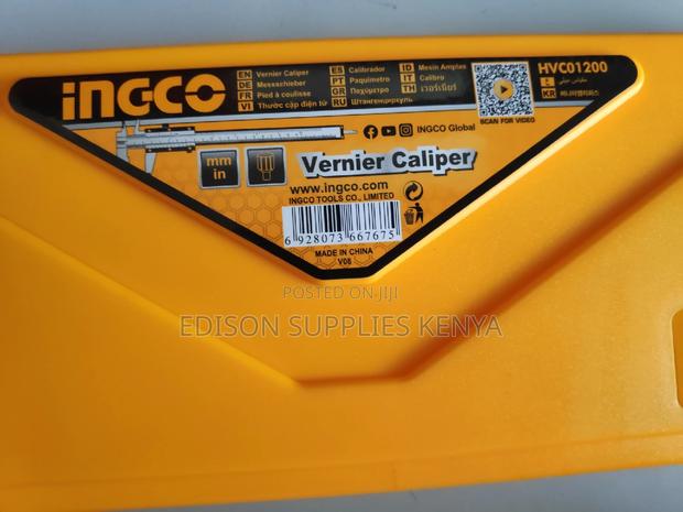 Ingco Vernier Caliper 200mm 8'' HVC01200 High Quality - thumbnail 3