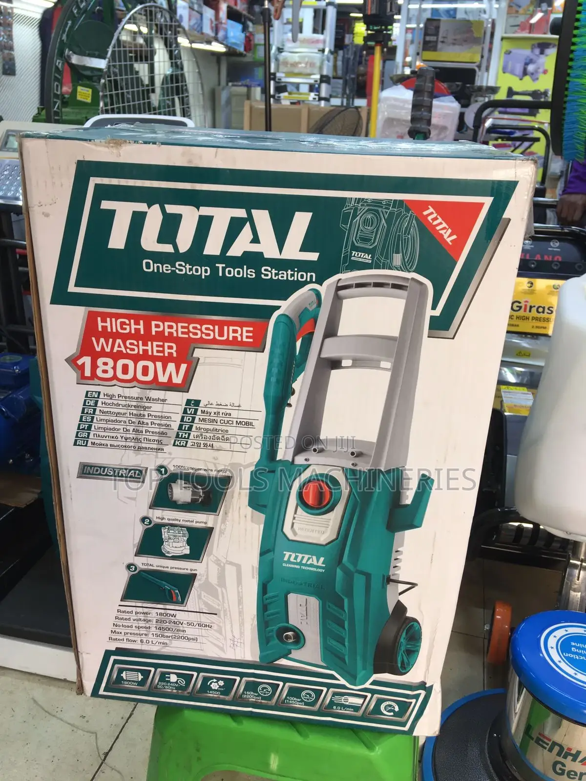 Total 1800W High Pressure Washer