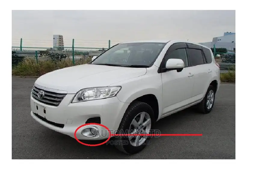 Chrome Fog Lamp Cover. For Toyota Vanguard, Yr2009+