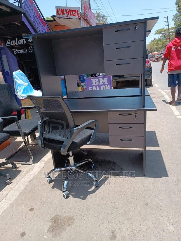 Office Desk 1m + Secretary Chair