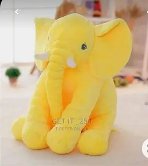 *Elephant Plush Baby Pillow* Colors Available: Pink