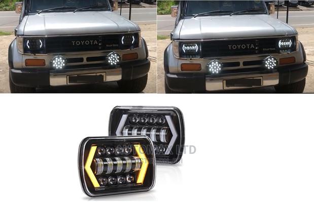 Toyota Landcruiser Prado, Box KZJ78. 2 PCS LED Headlights,