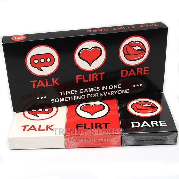 Talk Flirt Dare Card Game - main view