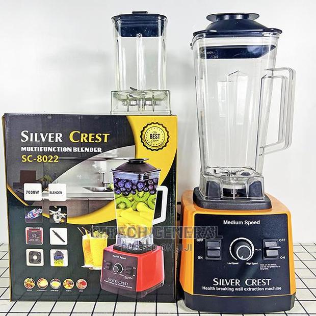 Silver Crest Commercial Blender 2in1 Heavyduty 7000w Blender