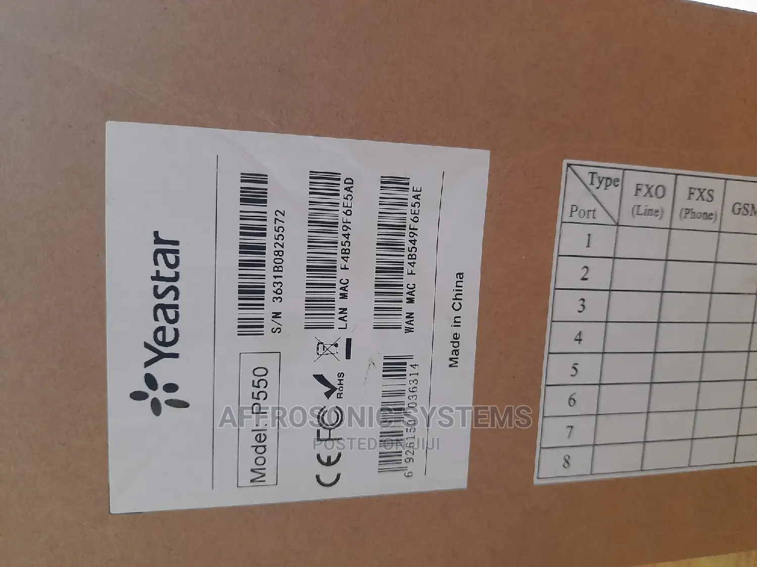 Yeaster P550
