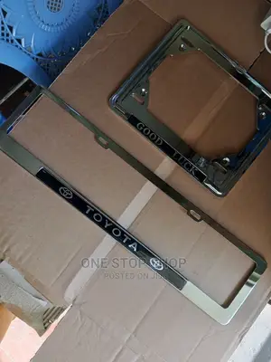 New Generation Plate Holders With Toyota Brand
