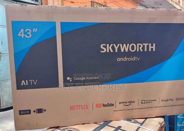 Skyworth 43 Inches Smart FHD Android Led Frameless Tv Black - main view