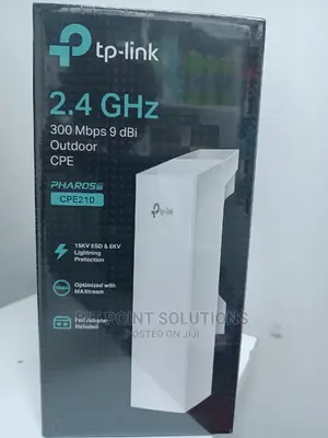 Tp-Link 2.4ghz 300mbps 9dbi Outdoor Cpe - Tl-Cpe210