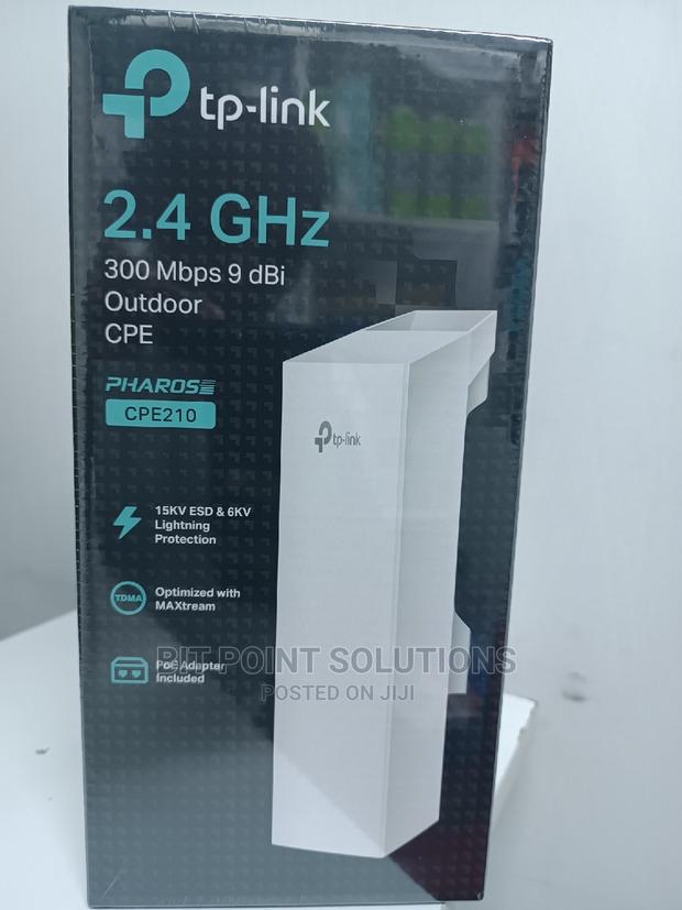 Tp-Link 2.4ghz 300mbps 9dbi Outdoor Cpe - Tl-Cpe210