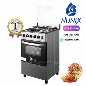Nunix(KZ-560-3G1E)3gas+Hot Plate Gas Cooker