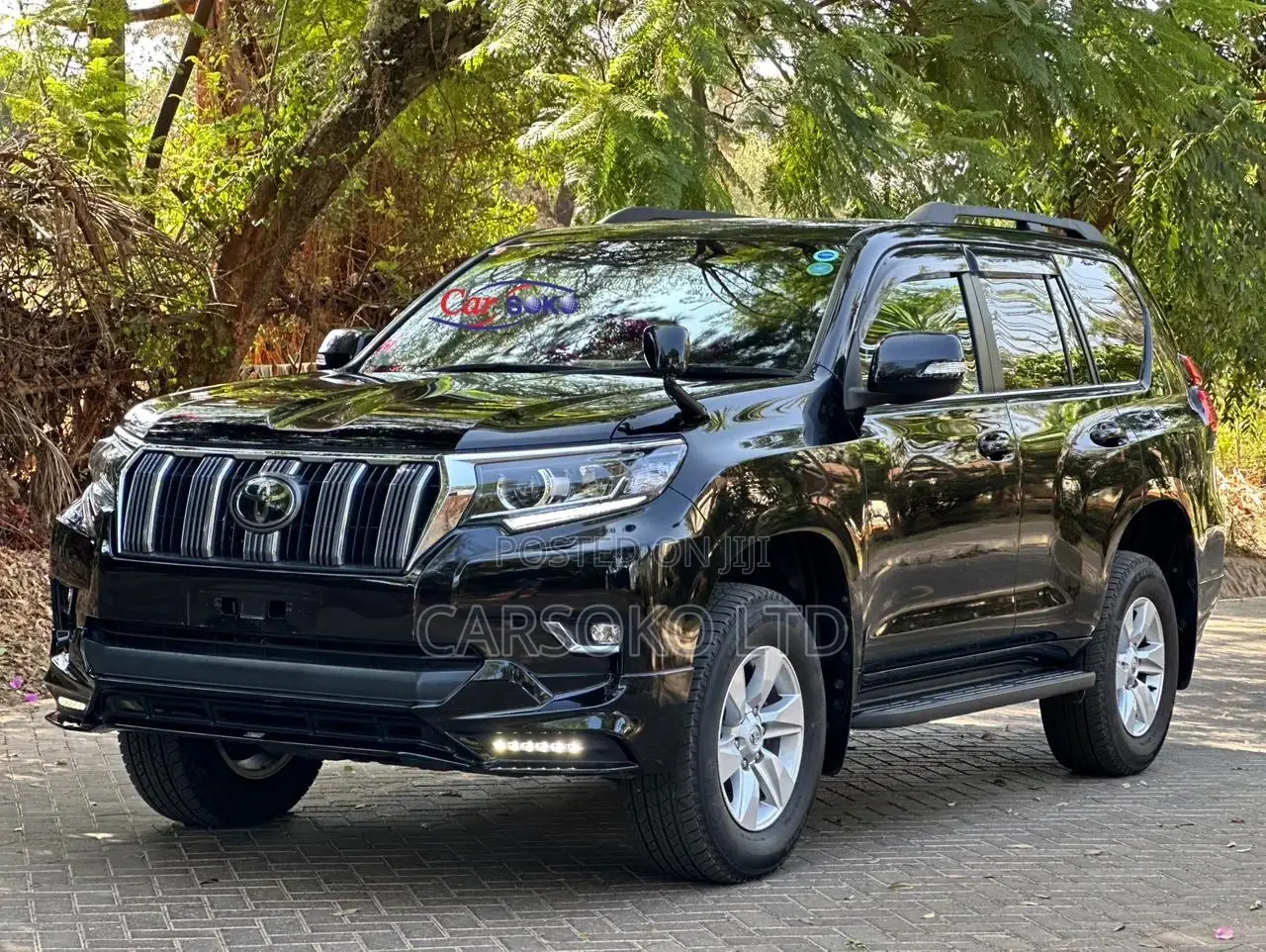 Toyota Land Cruiser Prado 2.8 2018 Matt Black