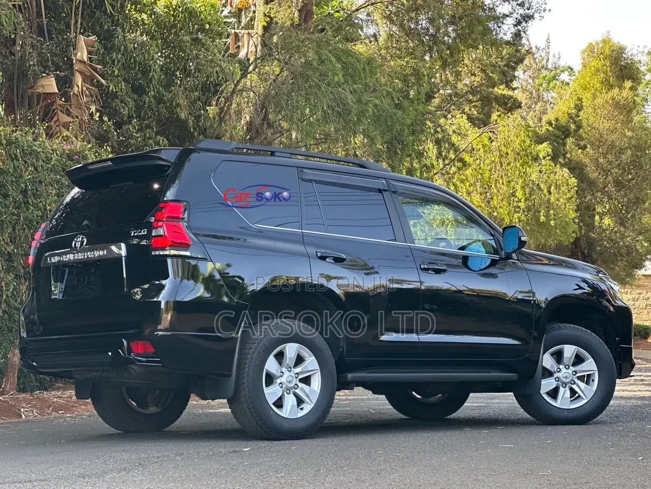 Toyota Land Cruiser Prado 2.8 2018 Matt Black