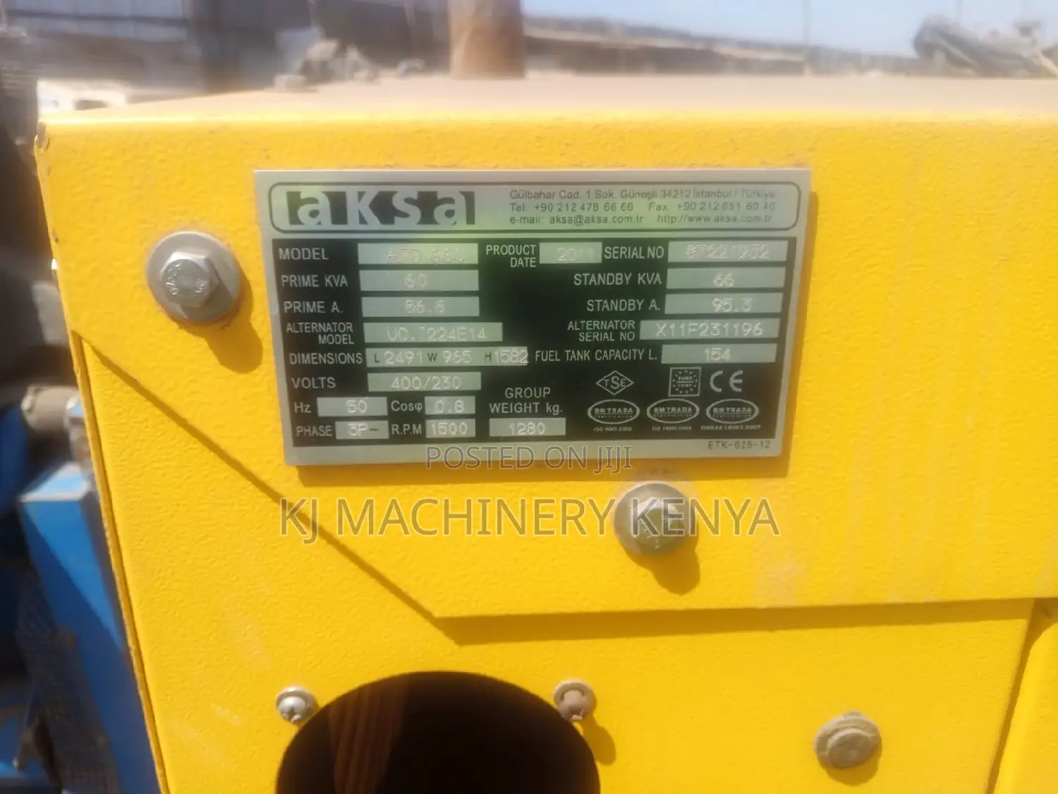 60kva Used Cummins Generator for Sale!!.