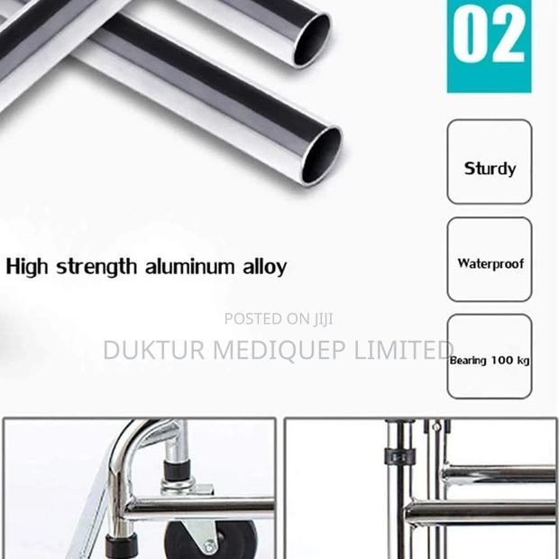 Practical Walker/ Skid Stand/ Frame With Seat Rehabilitation - thumbnail 5