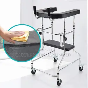 Practical Walker/ Skid Stand/ Frame With Seat Rehabilitation