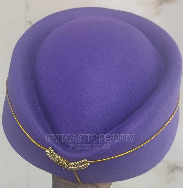 Purple Airhostess Caps - main view