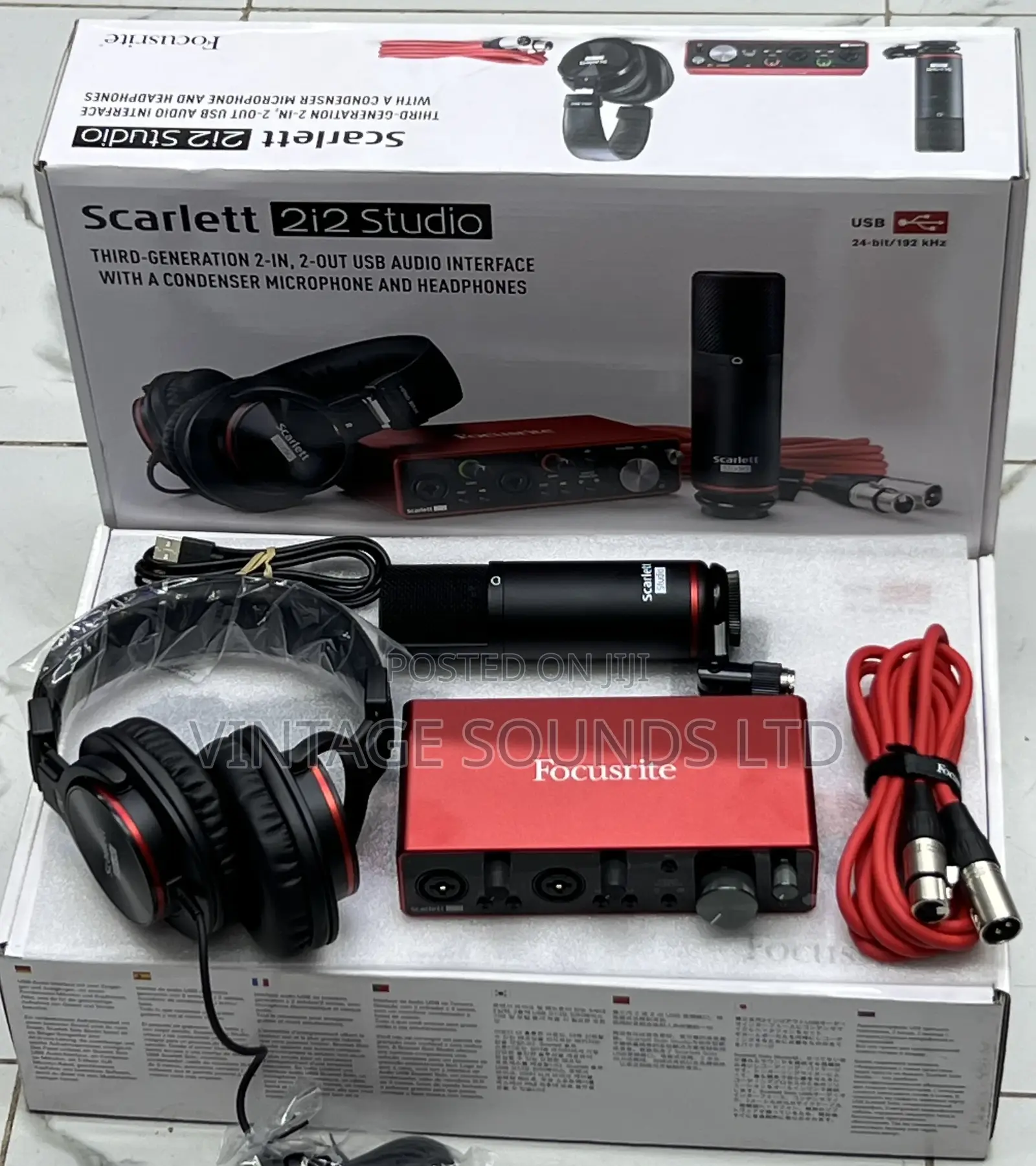 Studio Recording Focusrite Scarlet 2i2 Set 3rd Generation
