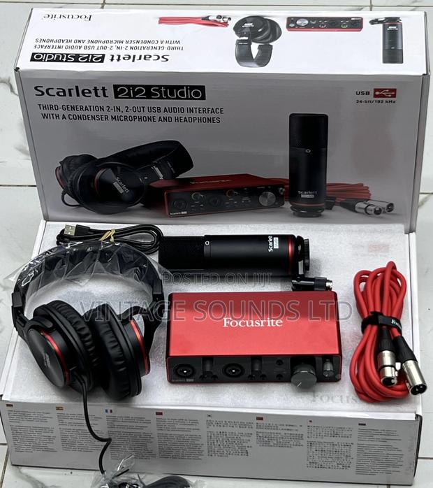 Studio Recording Focusrite Scarlet 2i2 Set 3rd Generation - thumbnail 2
