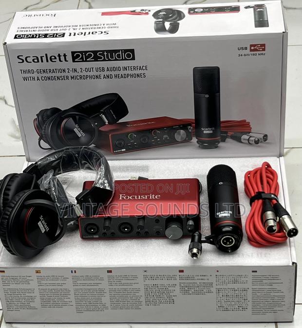 Studio Recording Focusrite Scarlet 2i2 Set 3rd Generation - main view