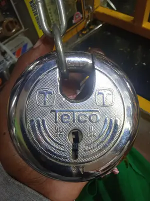 Telco 90mm Round Padlock From India