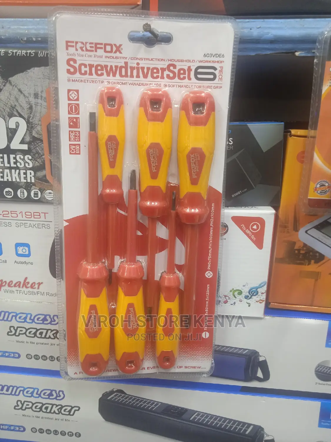 6pcs Screwdriver Set Chrome Vanadium Magnetic Tips
