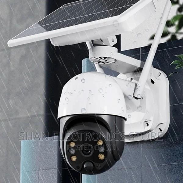 Greatest 4g Solar Powered PTZ Camera With Battries - main view