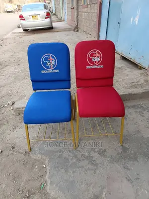 Church Chairs With Unique Colours.