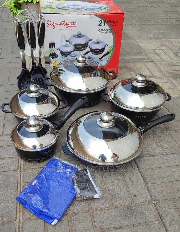 21pcs Alluminium Die - Cast Cookware Set - main view