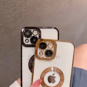 iPhone 14 13 Pro Max 12 11 XS Max XR Plating Silicone Case T