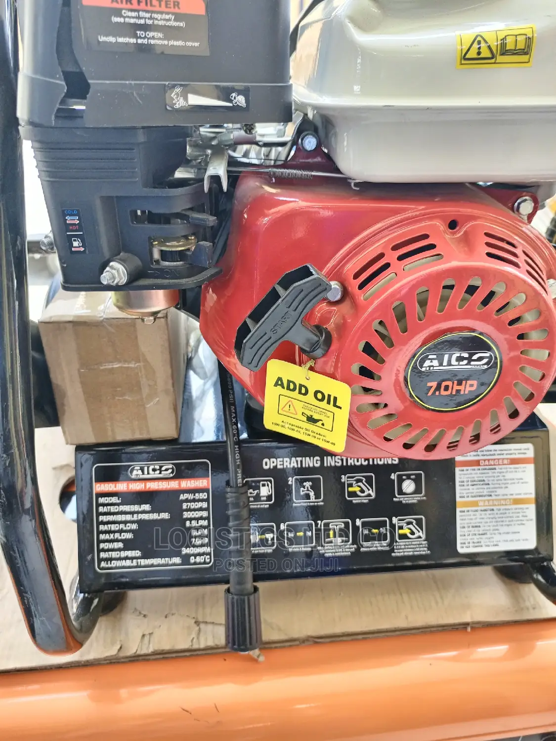 Aico Petrol High Pressure Carwash 3000psi