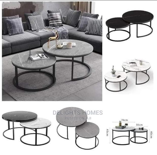 Pure Marble Nesting Tables - main view