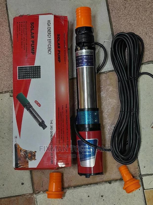 Deep Well Solar Submersible Water Pump 550W 48 v 60 Metres - main view