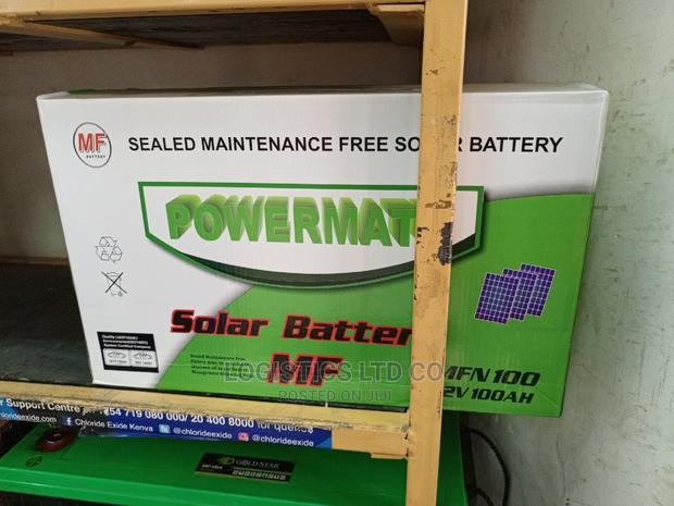 Powermate Battery 12v - 100ah Solar Battery Mf