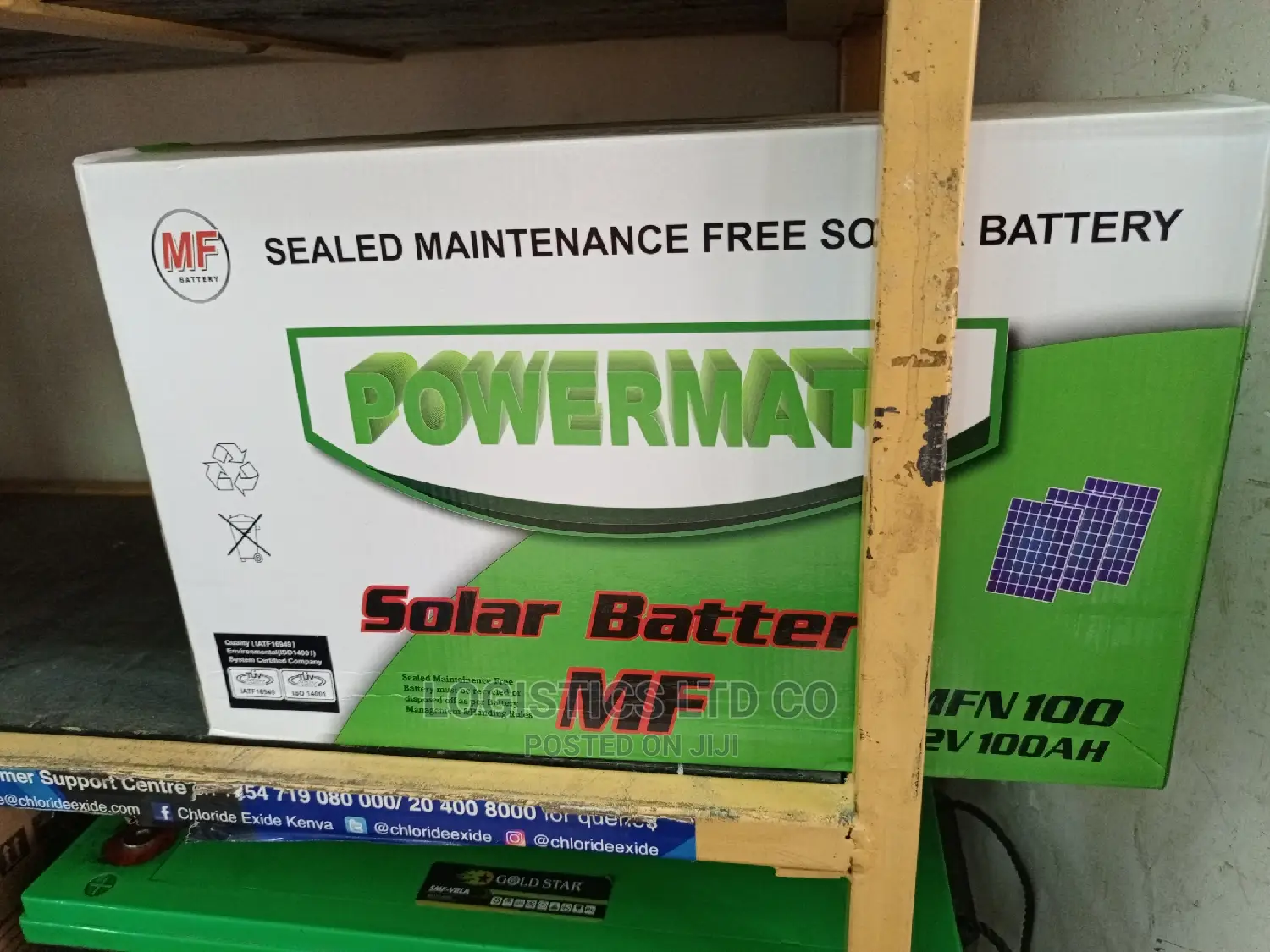 Powermate Battery 12v - 100ah Solar Battery Mf
