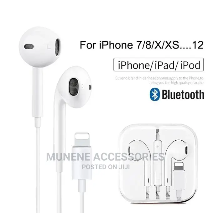 Apple 5W Charger for iPhone 5 6 7 8 9 + BLUETOOTH EARPHONE