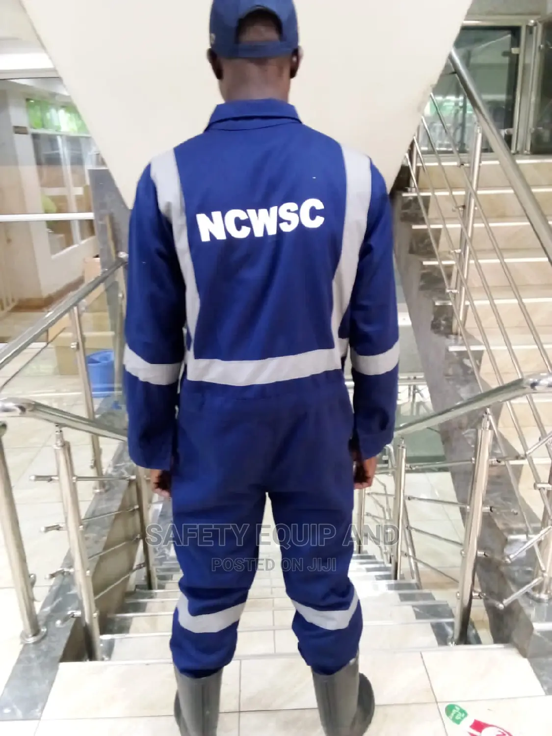 Navy Blue Overalls/With Reflective Stripes