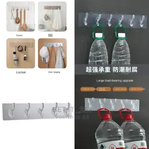 *Transparent 5-Hook Wall Hanging* H
