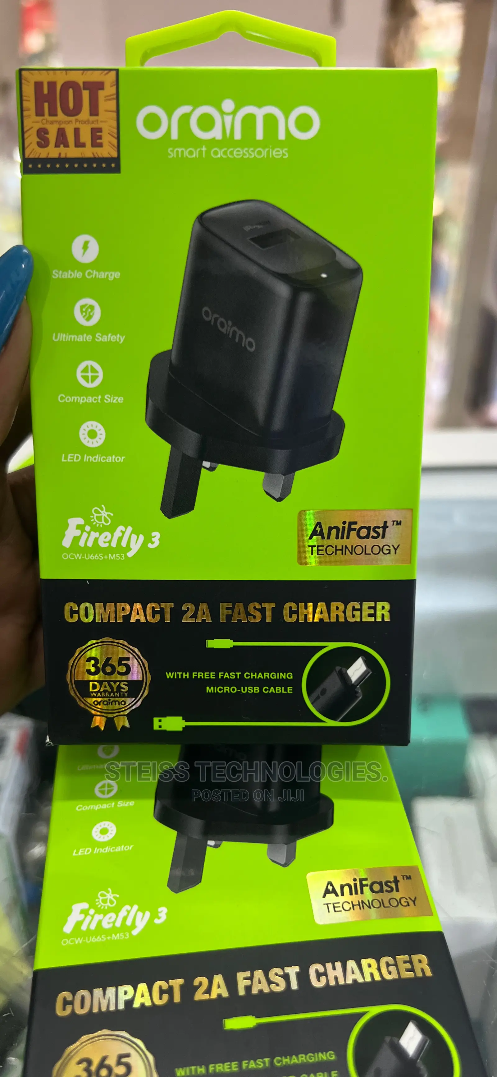 Anifast Oraimo 2A Charger.