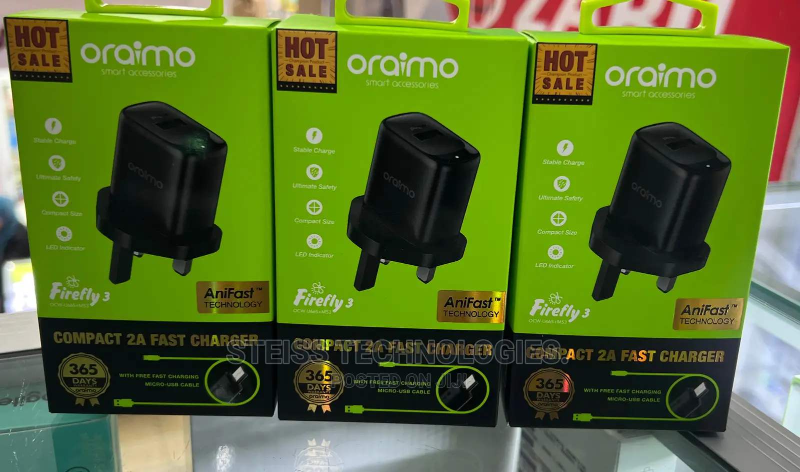 Anifast Oraimo 2A Charger.