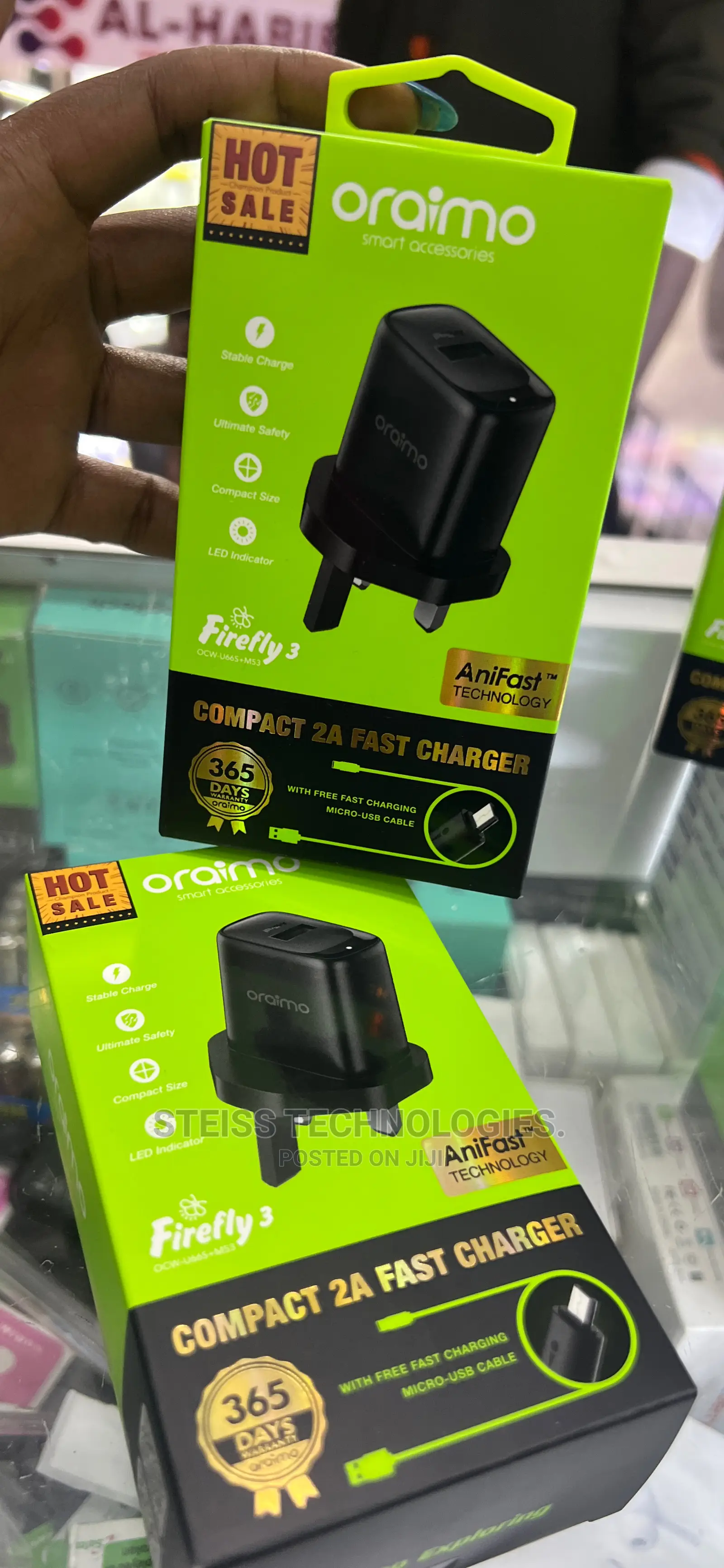 Anifast Oraimo 2A Charger.