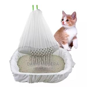 7pcs Biodegradable Drawstring Litter Box Liner - thumbnail 2
