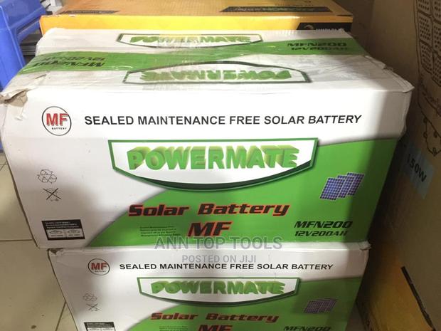 Powermate 200AH Solar Battery - main view