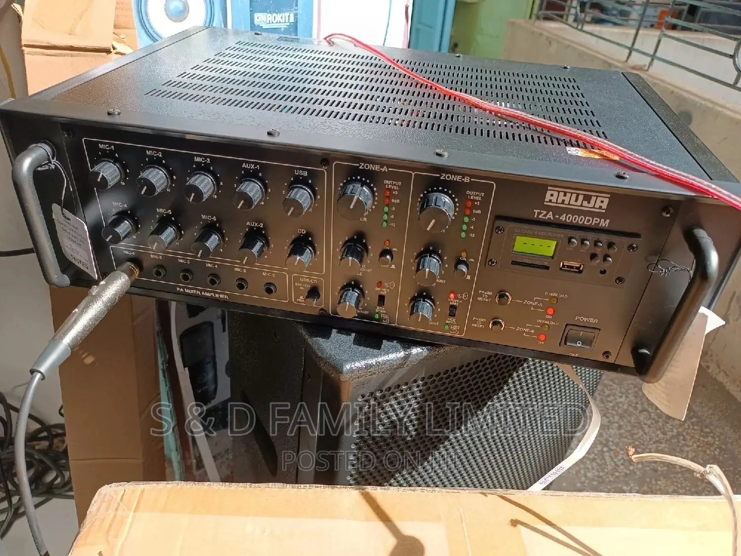 Ahuja TZA-4000DPM Zone Amplifier