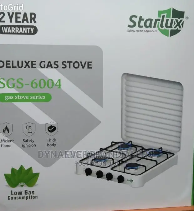 Deluxe Gas Stove 4 Burner