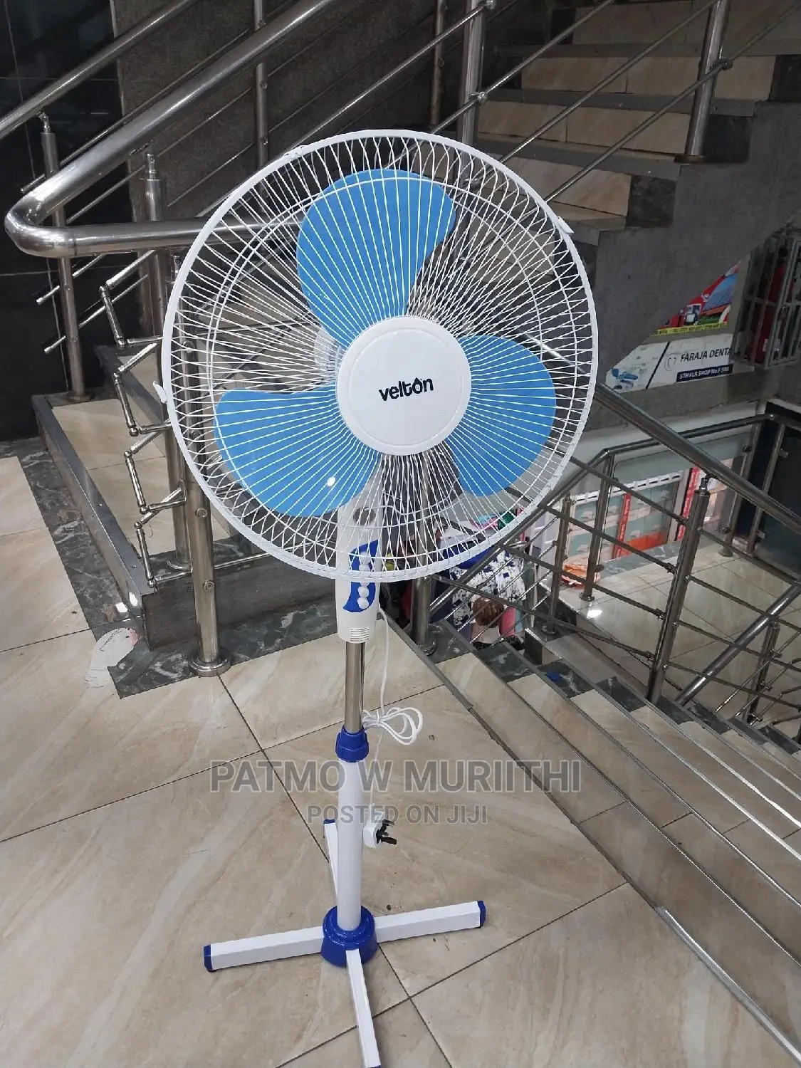 Fan- Velton Fan Standing 16" 3 Blades