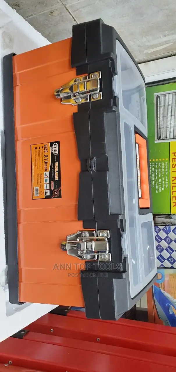 19" Empty Metallic Tool Box