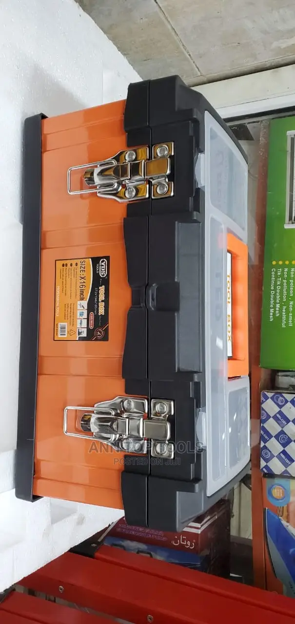 16" Empty Metallic Tool Box